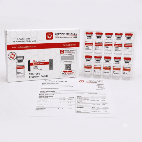 Peptid Science Retatrutide 12mg